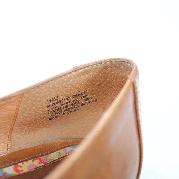 Born Tan Floral Ballet Flats - Picture 8 of 8